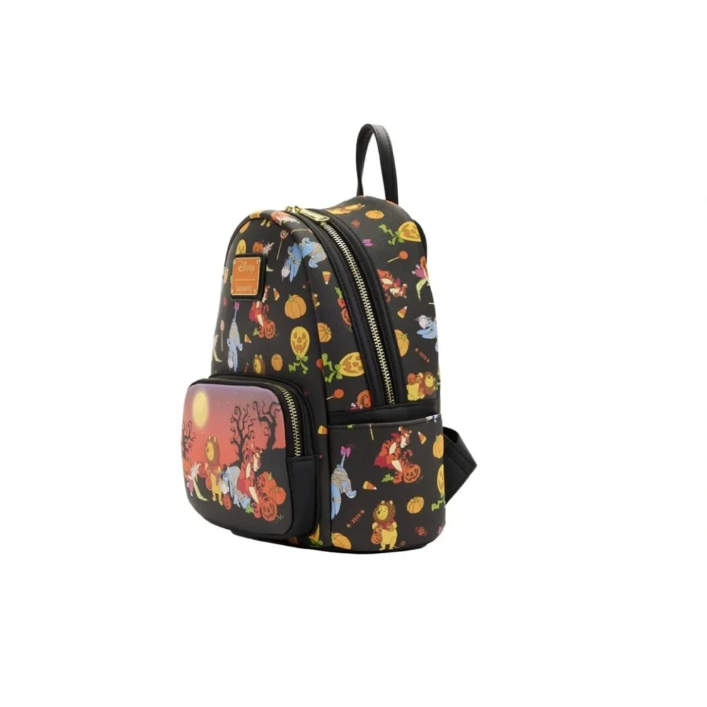 Loungefly Winnie‎ the Pooh Halloween Group Glow Mini Backpack